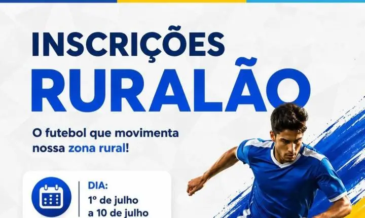 Prefeitura de Araxá abre inscrições para o Campeonato Ruralão 2026