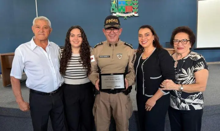 Prefeitura de Araxá homenageia comandante do 37º BPM em cerimônia de despedida