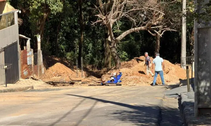 Prefeitura de Araxá inicia obras de recuperação de erosão no bairro Boa Vista