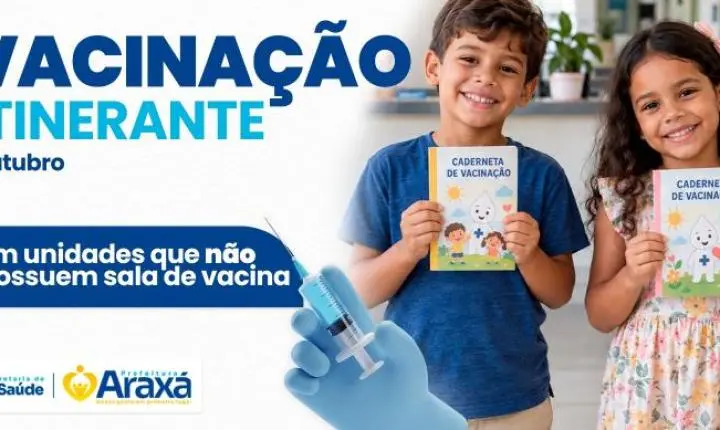 Prefeitura leva vacinação itinerante a 12 unidades de saúde em outubro