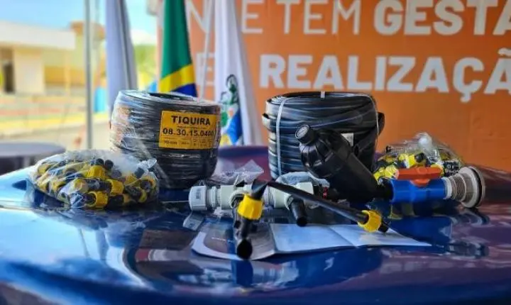 Produtores rurais de Araxá podem se inscrever para receber kits gratuitos de irrigação
