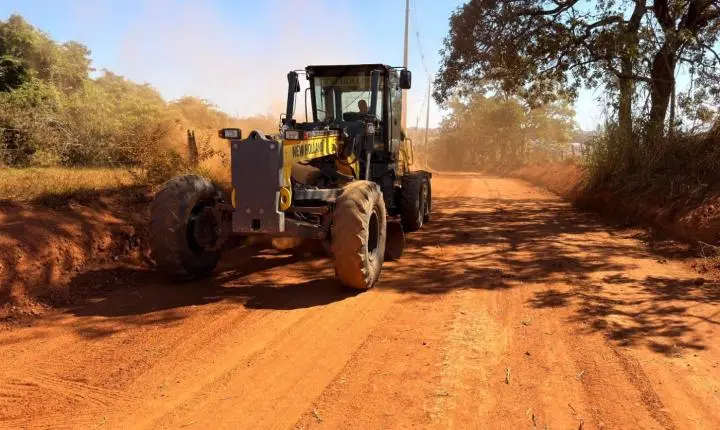 Secretaria de Agricultura realiza manutenção em cerca de 900 quilômetros de estradas rurais no primeiro semestre