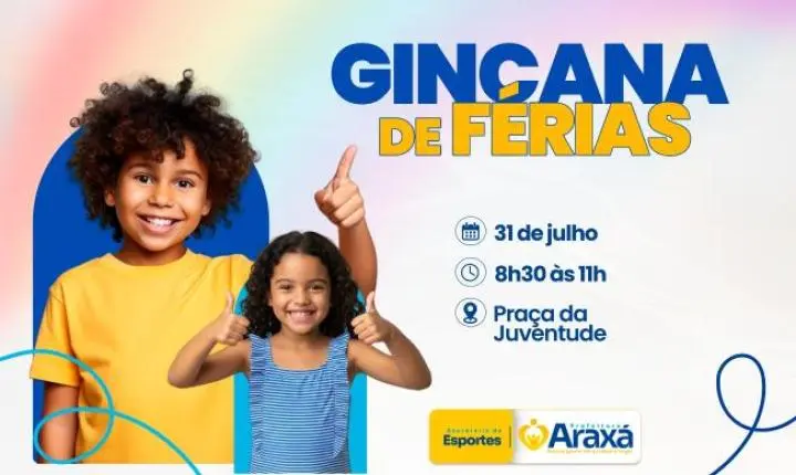 Secretaria de Esportes promove Gincana de Férias na Praça da Juventude